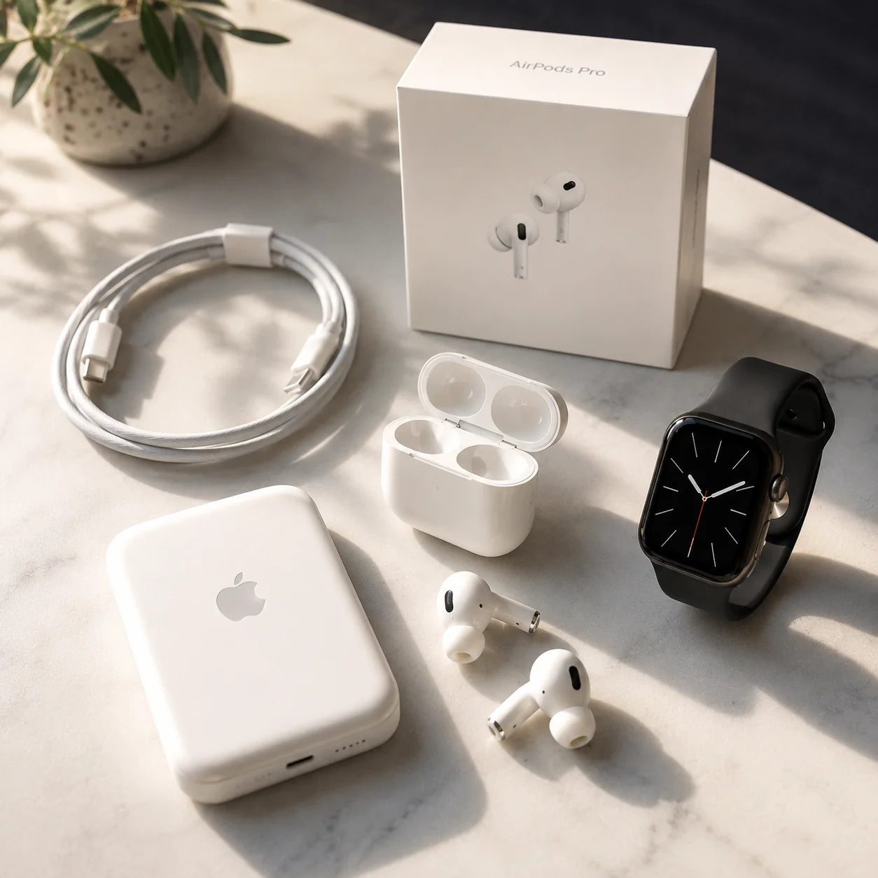 Essentials Collection Buds+Power Bank+Watch