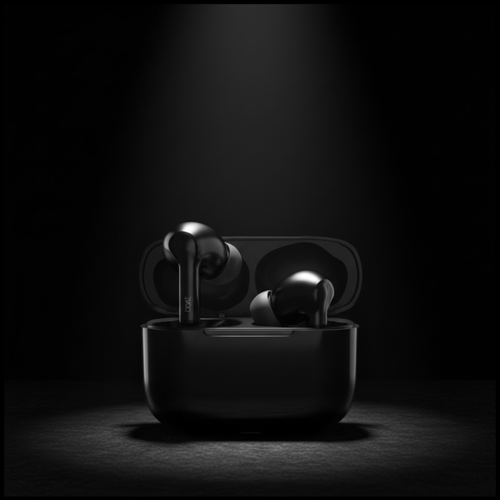 boAt Earbuds - Dark Studio Style